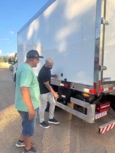 Entrega de Baú Frigorífico Cliente Rodosul