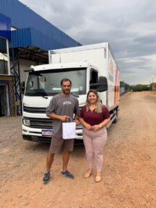 Entrega de Baú Frigorífico Cliente Rodosul
